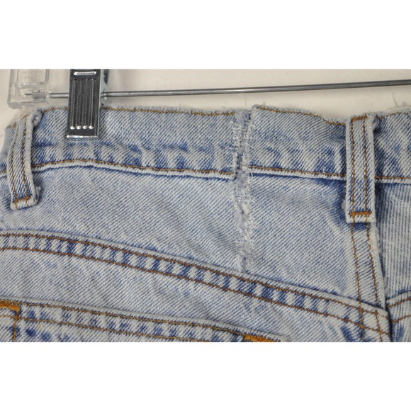 80s Flag Patch Levis Cut Offs - Medium | Distressed Jean Shorts | 4th of July - Picture 6 of 6